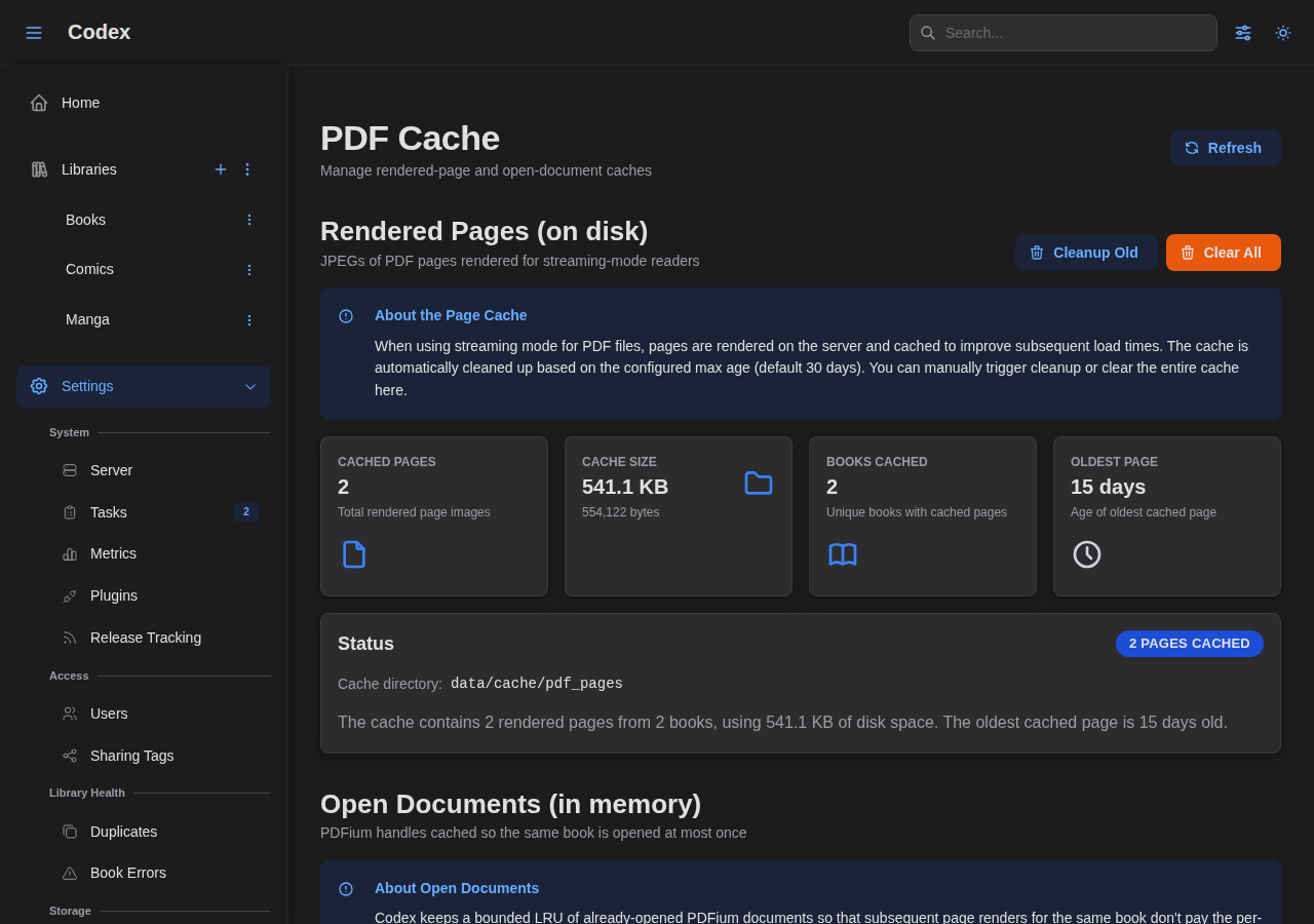 PDF Cache